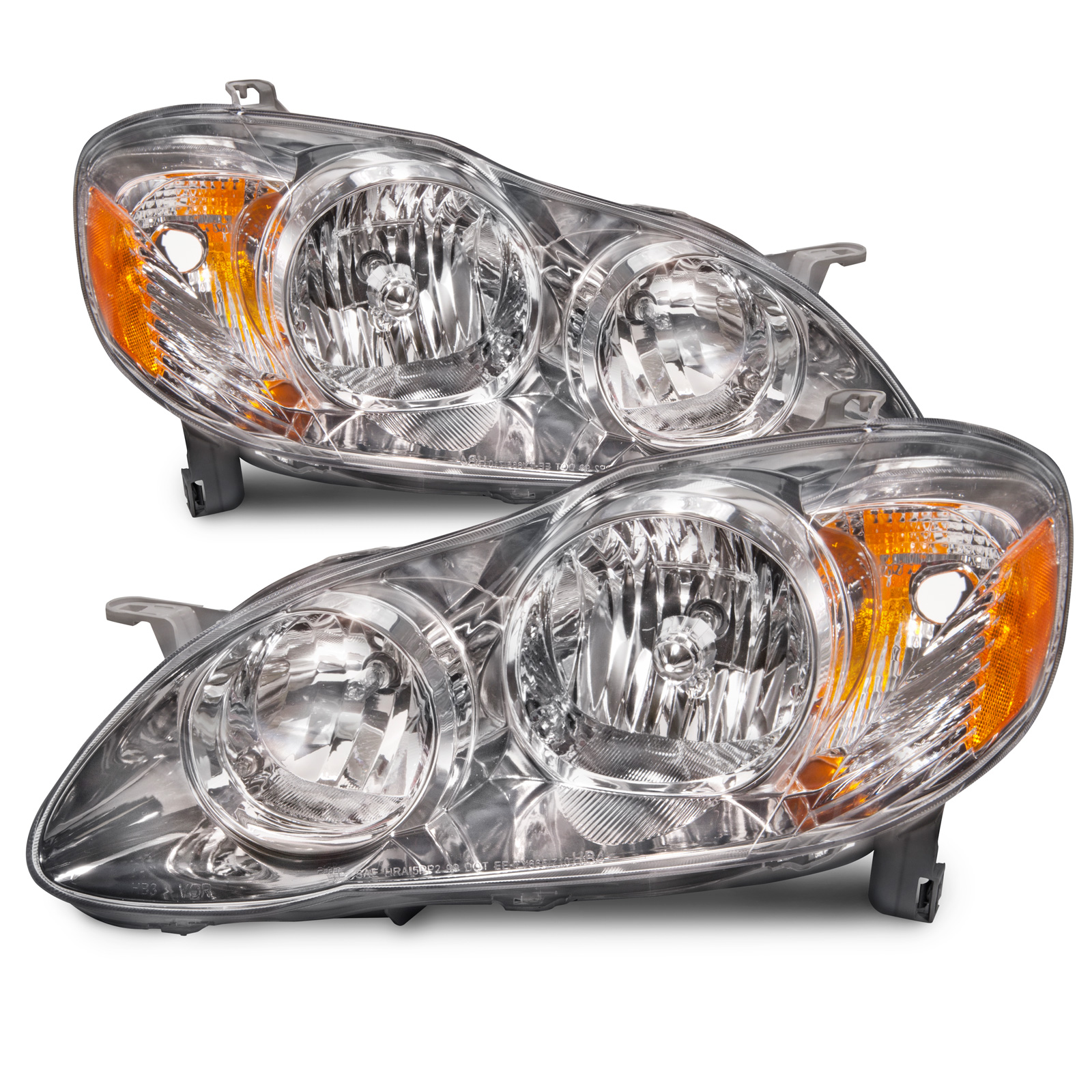 Headlight Set For 05-08 Toyota Corolla