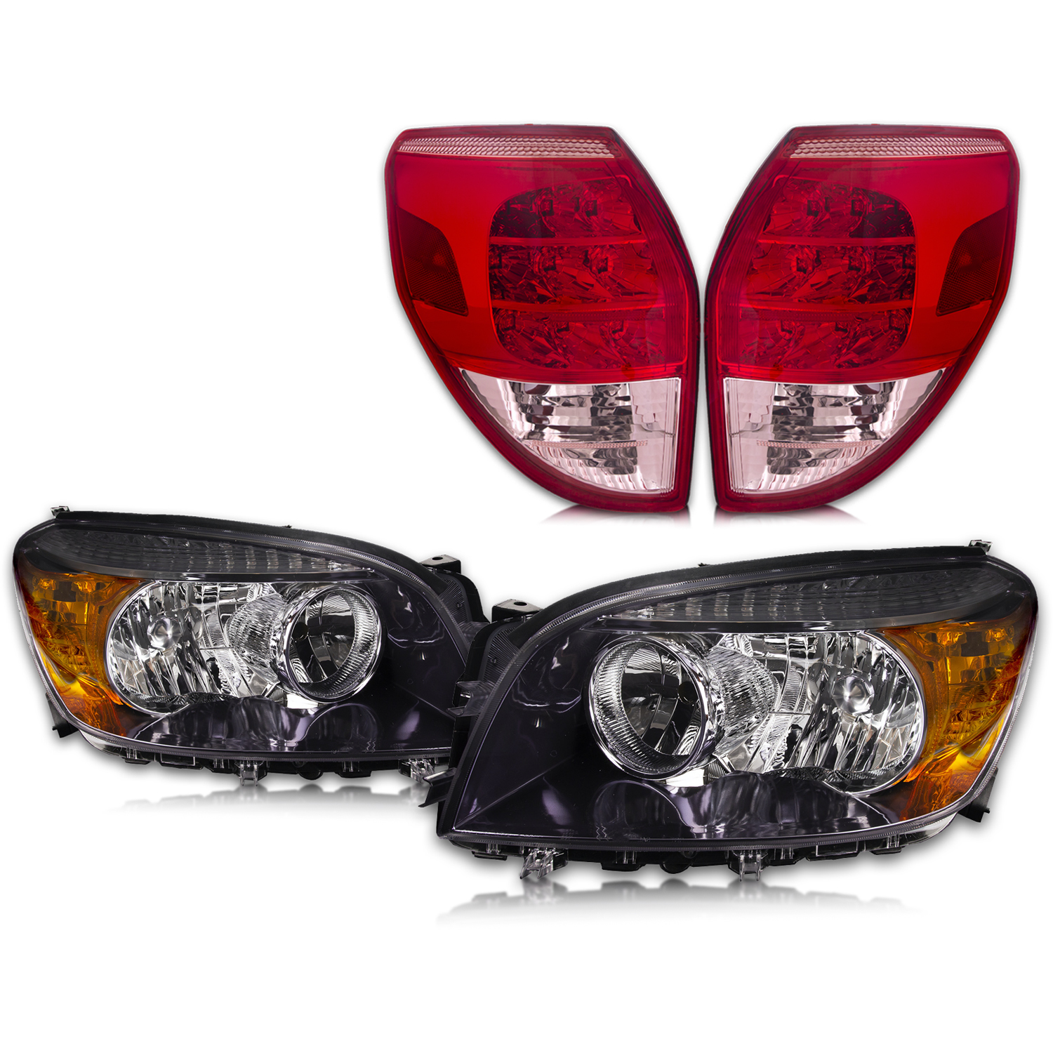 Headlight Set For 06-08 Toyota RAV4