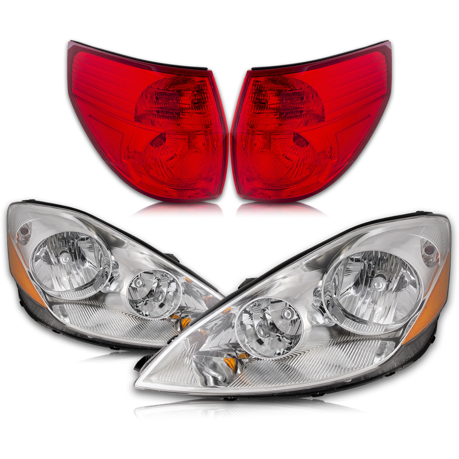 Headlight Set For 06-10 Toyota Sienna