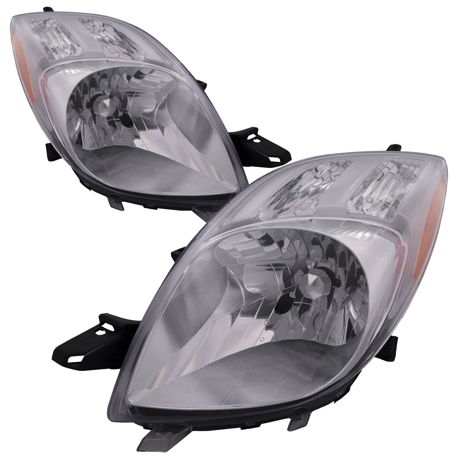 Headlight Set For 07-08 Toyota Yaris