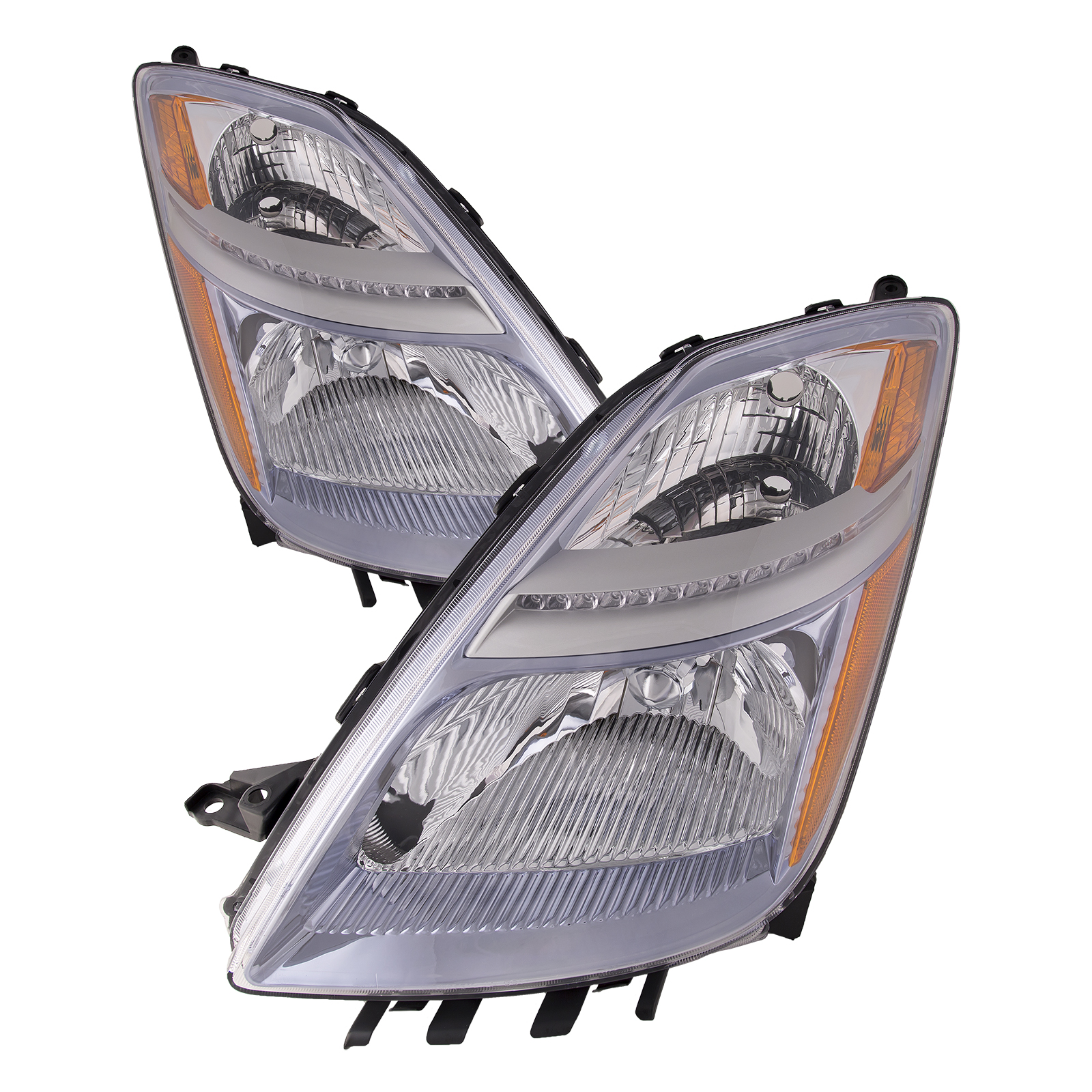 Headlight Set For 06-09 Toyota Prius