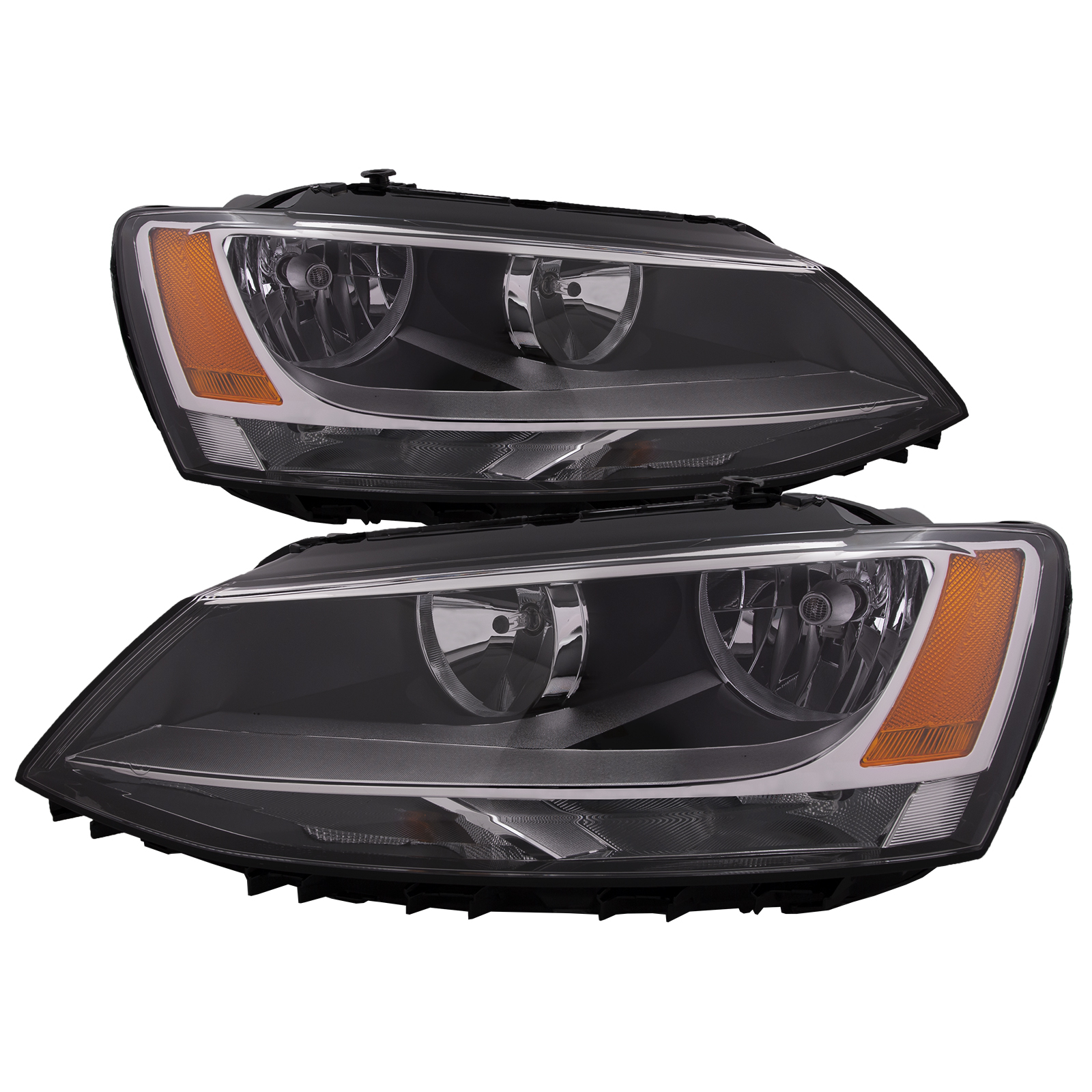 Headlight Set For 11-16 Volkswagen Jetta