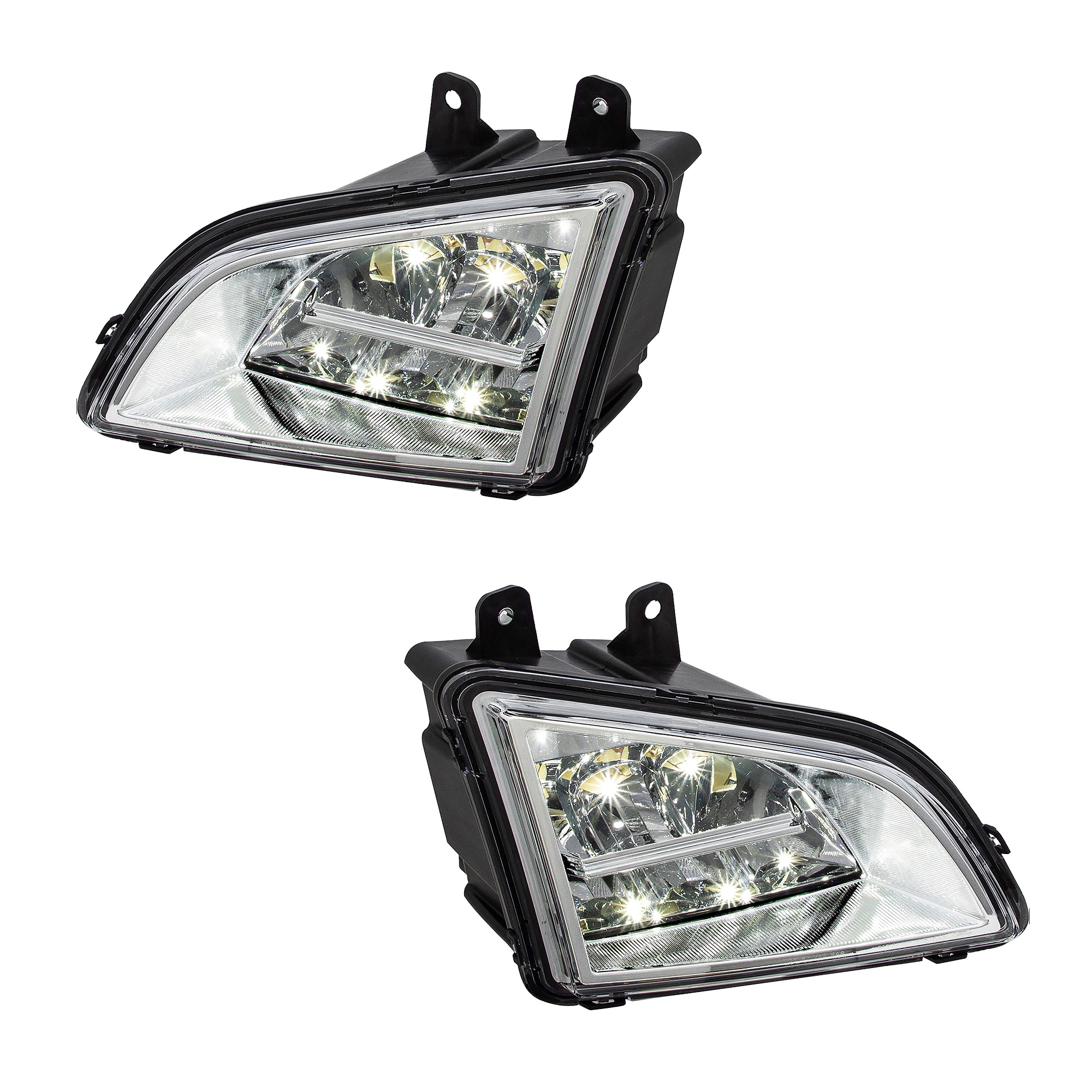 Fog Light Set For 20-22 Volvo VN, 19-22 Volvo VNL