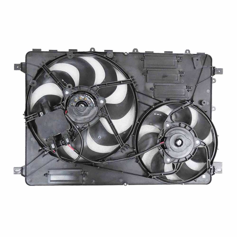 Dual Radiator And Condenser Fan Assembly For 2007-2018 Volvo
