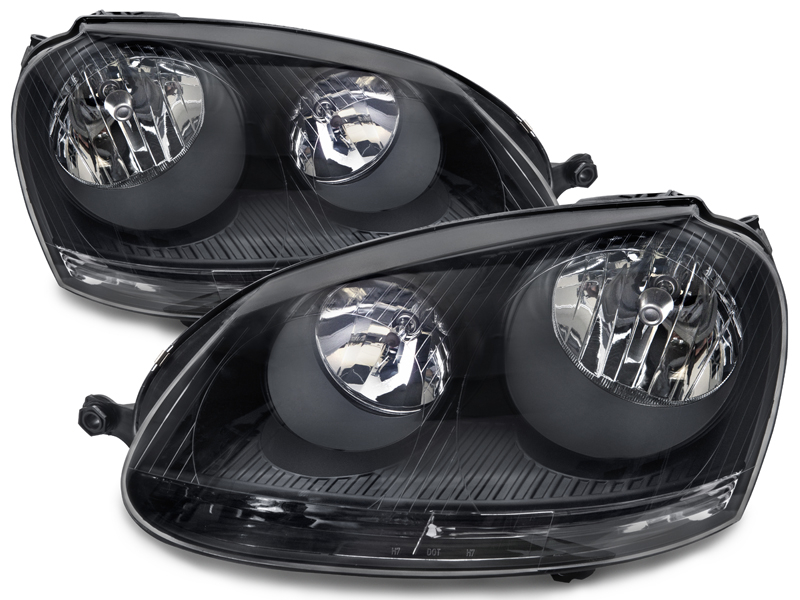 Headlight Set For 06-09 Volkswagen GTI, 05-10 Volkswagen Jetta, 06-09 Volkswagen Rabbit