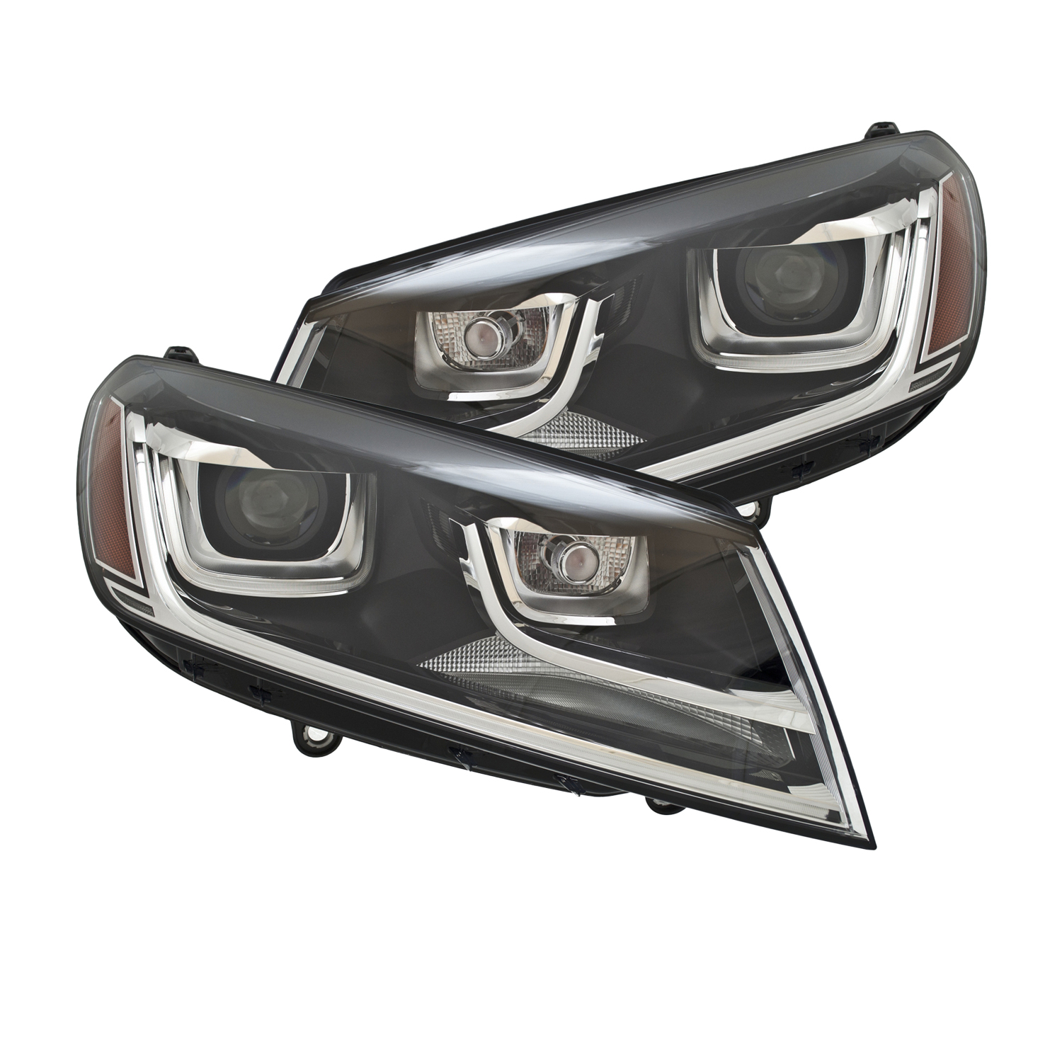 Headlight Set For 15-17 Volkswagen Touareg