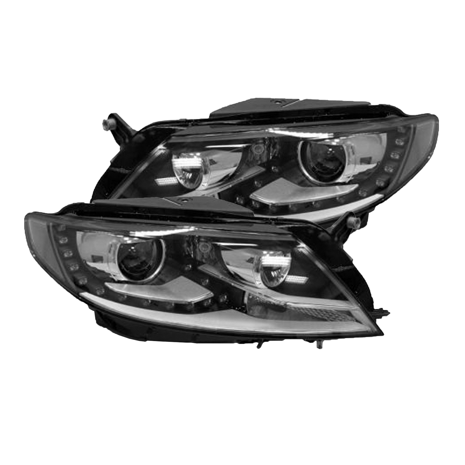 Headlight Set For 13-17 Volkswagen CC