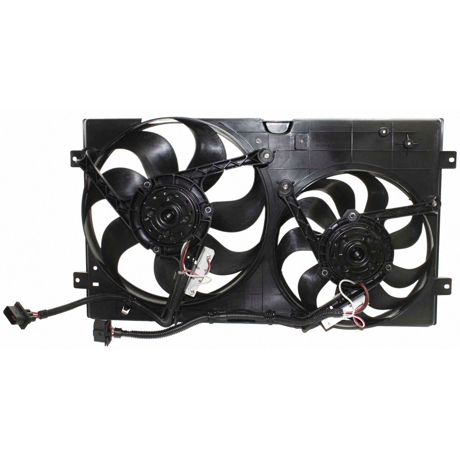 Dual Radiator And Condenser Fan Assembly For 98-06 Volkswagen Beetle