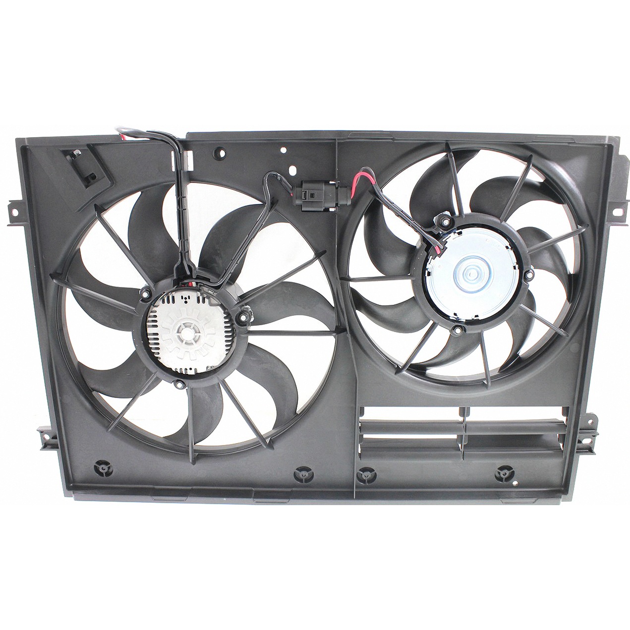 Dual Radiator And Condenser Fan Assembly For 11-14 Volkswagen Jetta