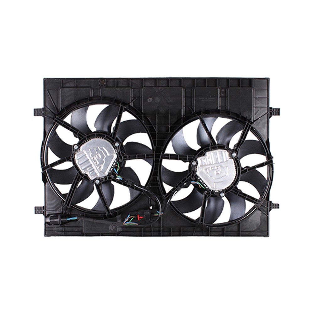 Dual Radiator And Condenser Fan Assembly For 18-22 Volkswagen Atlas, 20-22 Volkswagen Atlas Cross Sport