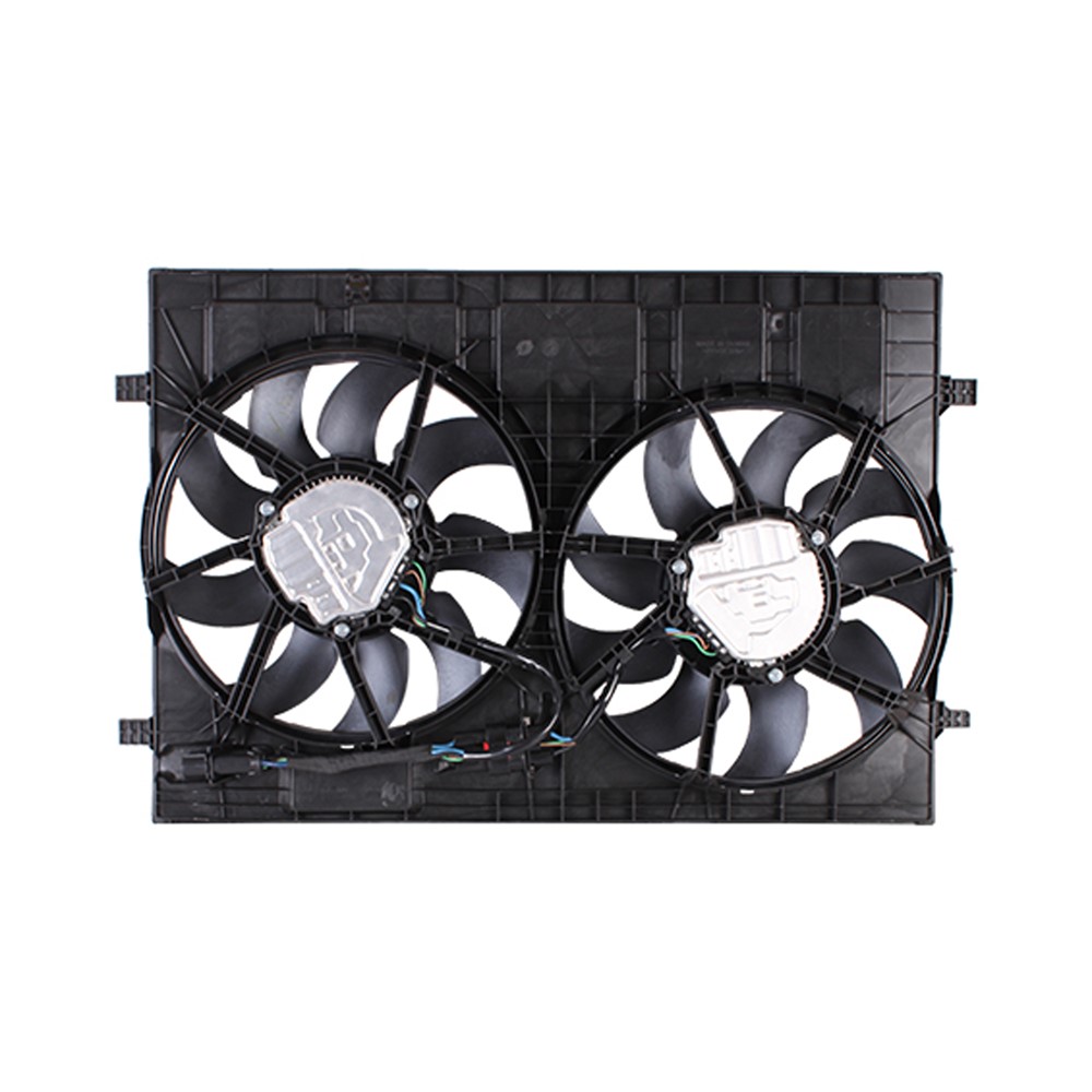 Dual Radiator And Condenser Fan Assembly For 18-22 Volkswagen Atlas, 20-22 Volkswagen Atlas Cross Sport