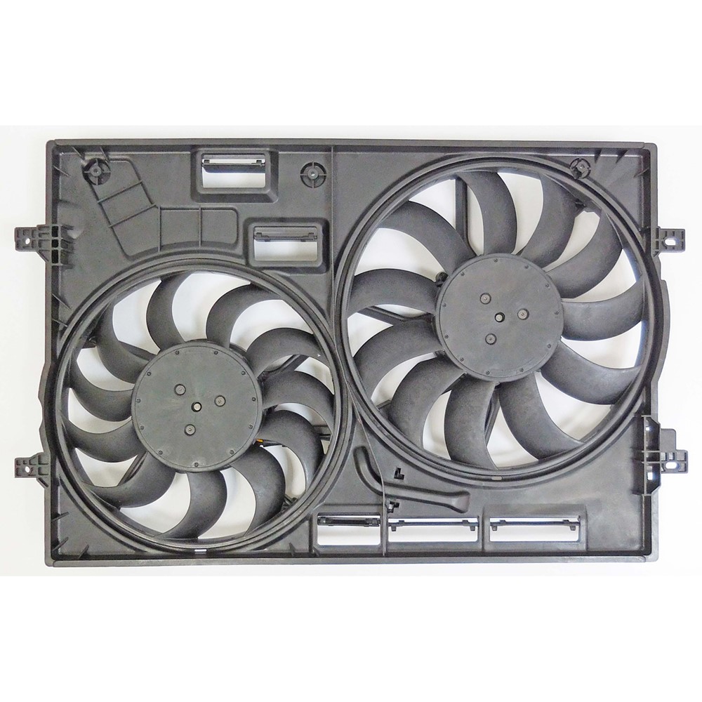 Dual Radiator And Condenser Fan Assembly For 19-22 Audi Q3, 19-23 Volkswagen Arteon, 18-23 Volkswagen Tiguan