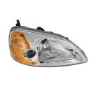 Right Passenger Side Headlamp For 01-03 Honda Civic