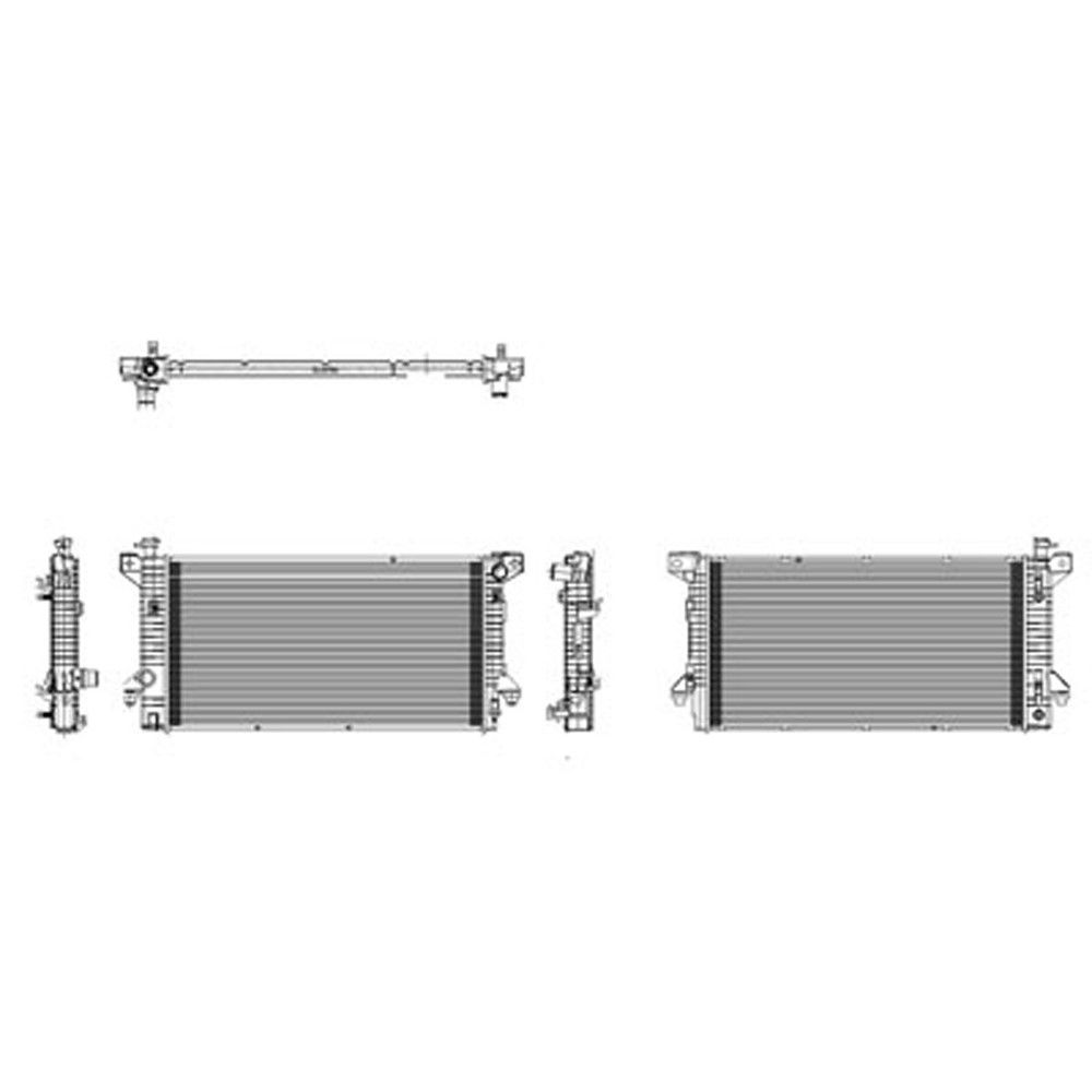 Expidition Radiator Flaps Radiator For 2009-2014 Expedition F-150 Navigator