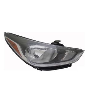 Right Passenger Side Headlight For 18-22 Hyundai Accent; CAPA Certified