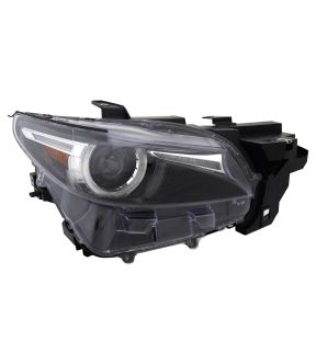 Right Passenger Side Headlight For 16-21 Mazda CX-9; CAPA Certified