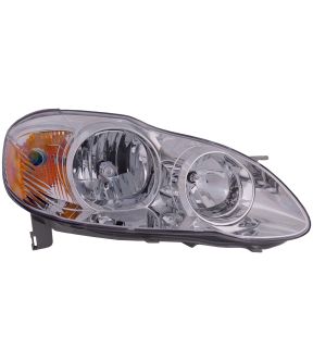 Right Passenger Side Headlight For 05-08 Toyota Corolla; CAPA Certified
