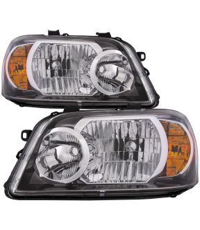 Headlight Set For 04-06 Toyota Highlander; CAPA Certified