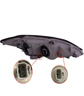 Headlight Set For 05-06 Toyota Camry; CAPA Certified