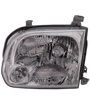 Left Driver Side Headlight For 05-07 Toyota Sequoia, 05-06 Toyota Tundra; CAPA Certified