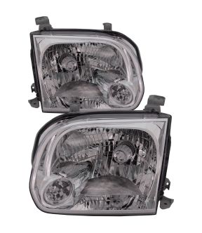 Headlight Set For 05-07 Toyota Sequoia, 05-06 Toyota Tundra; CAPA Certified
