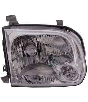 Right Passenger Side Headlight For 05-07 Toyota Sequoia, 05-06 Toyota Tundra; CAPA Certified