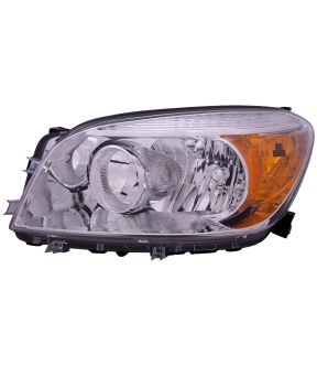 Left Driver Side Headlight For 06-08 Toyota RAV4; CAPA Certified
