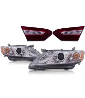 Headlight Set For 07-09 Toyota Camry; CAPA Certified