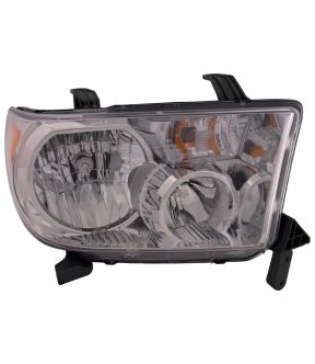 Right Passenger Side Headlight For 09-13 Toyota Tundra; CAPA Certified