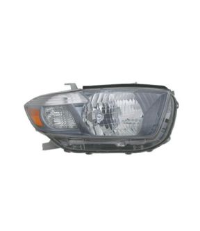 Left Driver Side Headlight For 08-10 Toyota Highlander; CAPA Certified