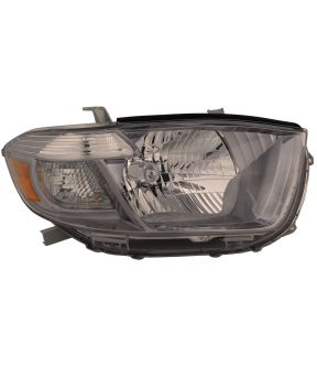 Right Passenger Side Headlight For 08-10 Toyota Highlander; CAPA Certified