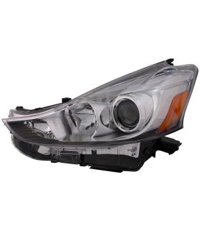 Left Driver Side Headlight For 15-18 Toyota Prius V; CAPA Certified