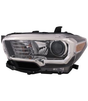 Left Driver Side Headlight For 16-17 Toyota Tacoma; CAPA Certified