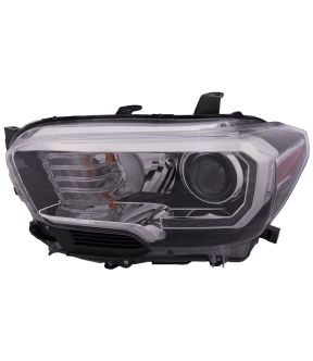 Left Driver Side Headlight For 15-23 Toyota Tacoma; CAPA Certified