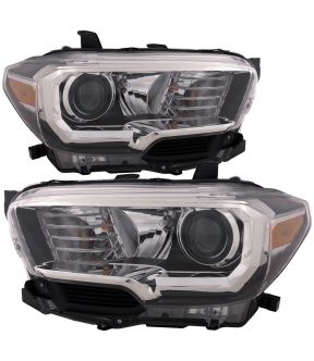 Headlight Set For 16-17 Toyota Tacoma; CAPA Certified