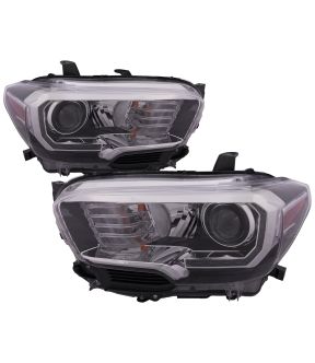Headlight Set For 15-23 Toyota Tacoma; CAPA Certified