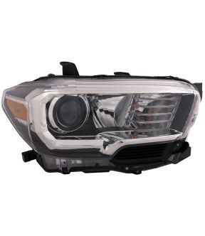 Right Passenger Side Headlight For 16-17 Toyota Tacoma; CAPA Certified