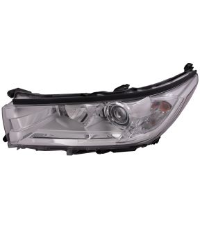 Left Driver Side Headlight For 17-19 Toyota Highlander; CAPA Certified