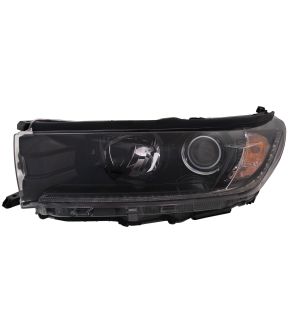 Left Driver Side Headlight For 19 Toyota Highlander; CAPA Certified