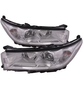 Headlight Set For 17-19 Toyota Highlander; CAPA Certified