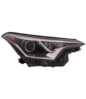 Right Passenger Side Headlight For 18-19 Toyota C-HR; CAPA Certified