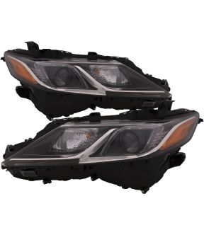 Headlight Set For 19-24 Toyota Camry; CAPA Certified