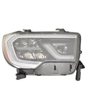 Right Passenger Side Headlight For 18-22 Toyota Sequoia; CAPA Certified