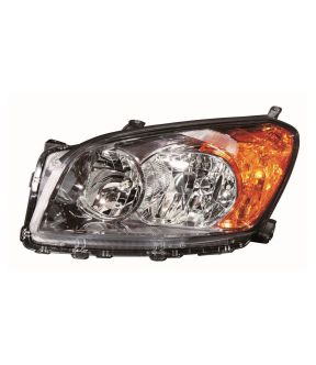 Left Driver Side Headlight For 09-12 Toyota RAV4; CAPA Certified