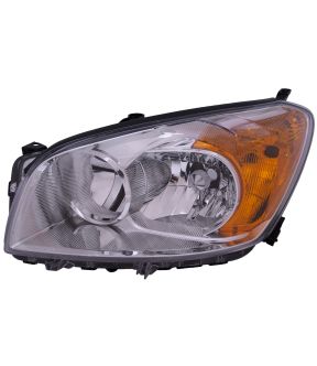 Left Driver Side Headlight For 09-12 Toyota RAV4; CAPA Certified