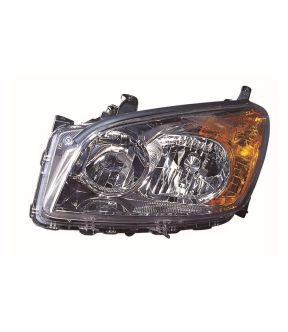 Left Driver Side Headlight For 09-12 Toyota RAV4; CAPA Certified