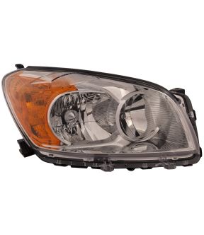 Right Passenger Side Headlight For 09-12 Toyota RAV4; CAPA Certified