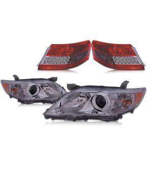 Headlight Set For 10-11 Toyota Camry; CAPA Certified