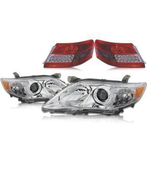 Headlight Set For 10-11 Toyota Camry; CAPA Certified