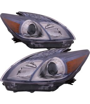 Headlight Set For 12-15 Toyota Prius Plug-In; CAPA Certified